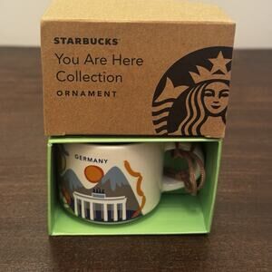 Starbucks Mug Germany You Are Here Ornament YAH 2 oz Demi Espresso Mini New
